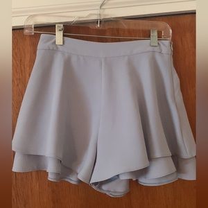 Zara light blue skort
